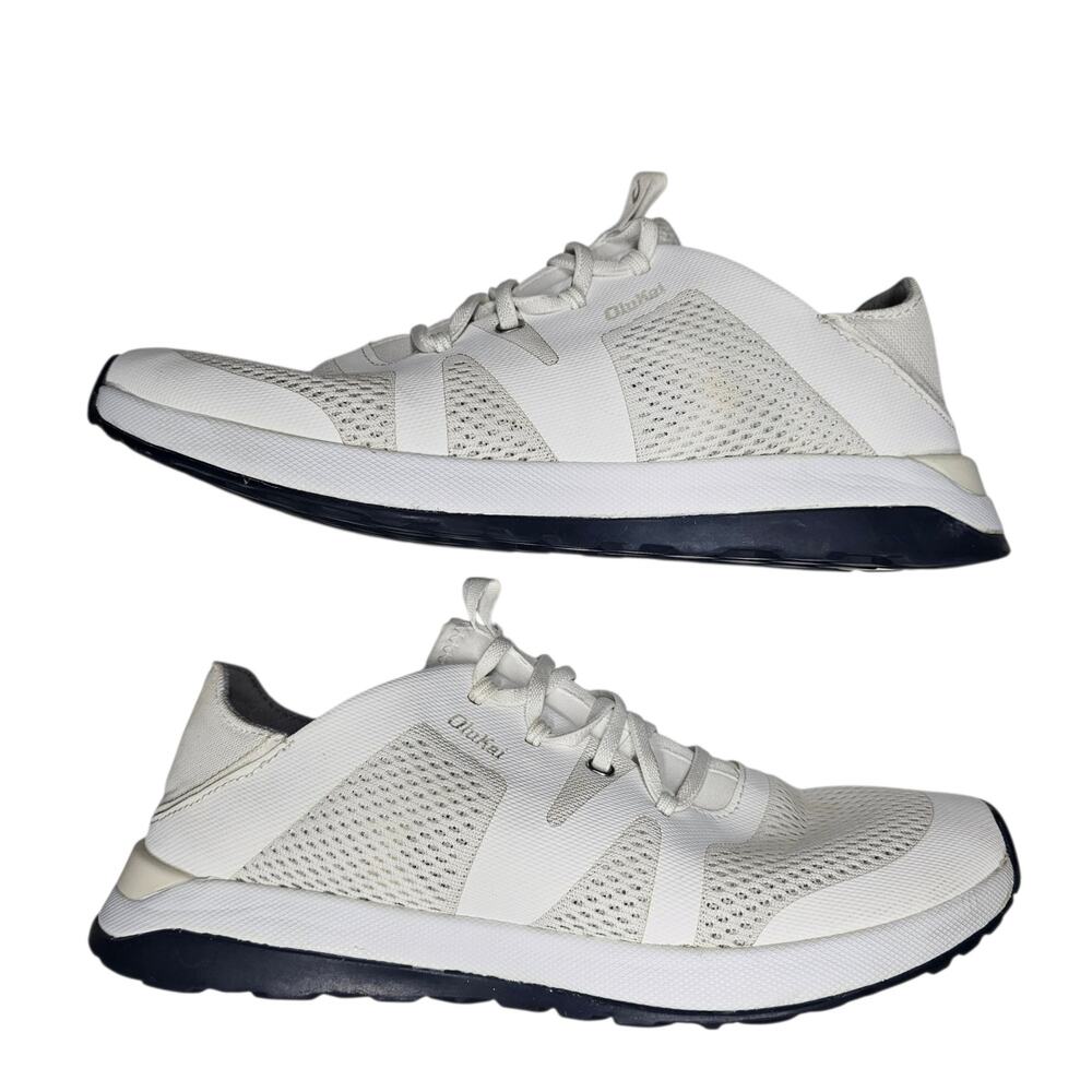 OluKai Huia Slip-On Athletic Shoes White Sneakers Women's 10